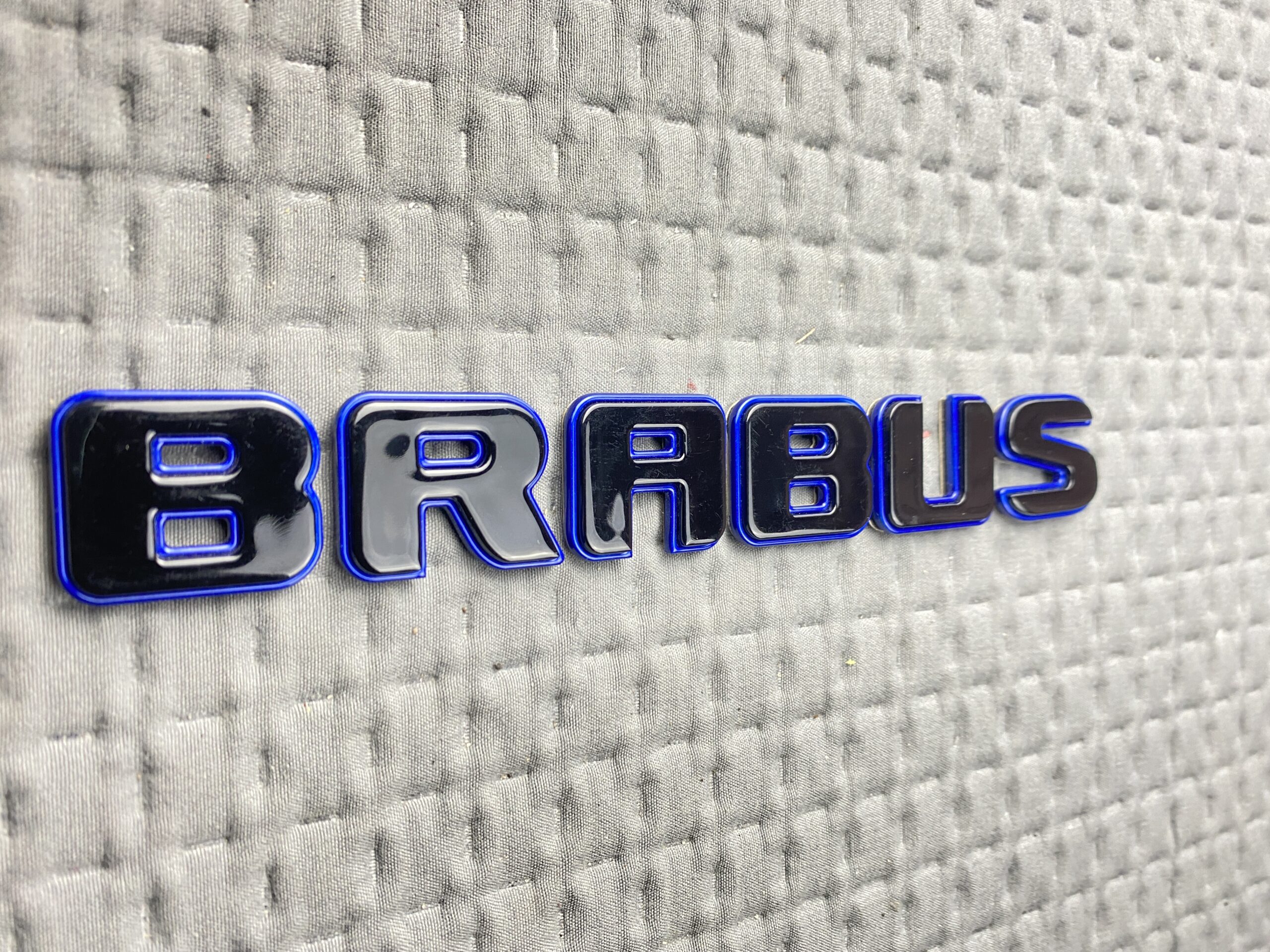 Tail Badges Emblem Brabus Roket style Blue and Black for Mercedes-Benz G  Class