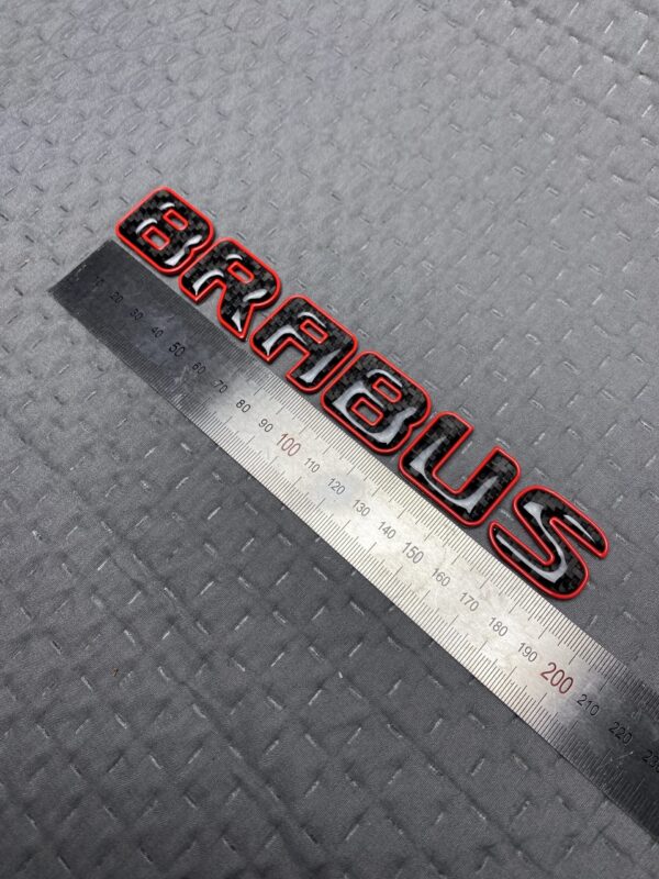 Tail Badges Brabus Roket Style Red And Carbon For Mercedes-Benz G Class ...