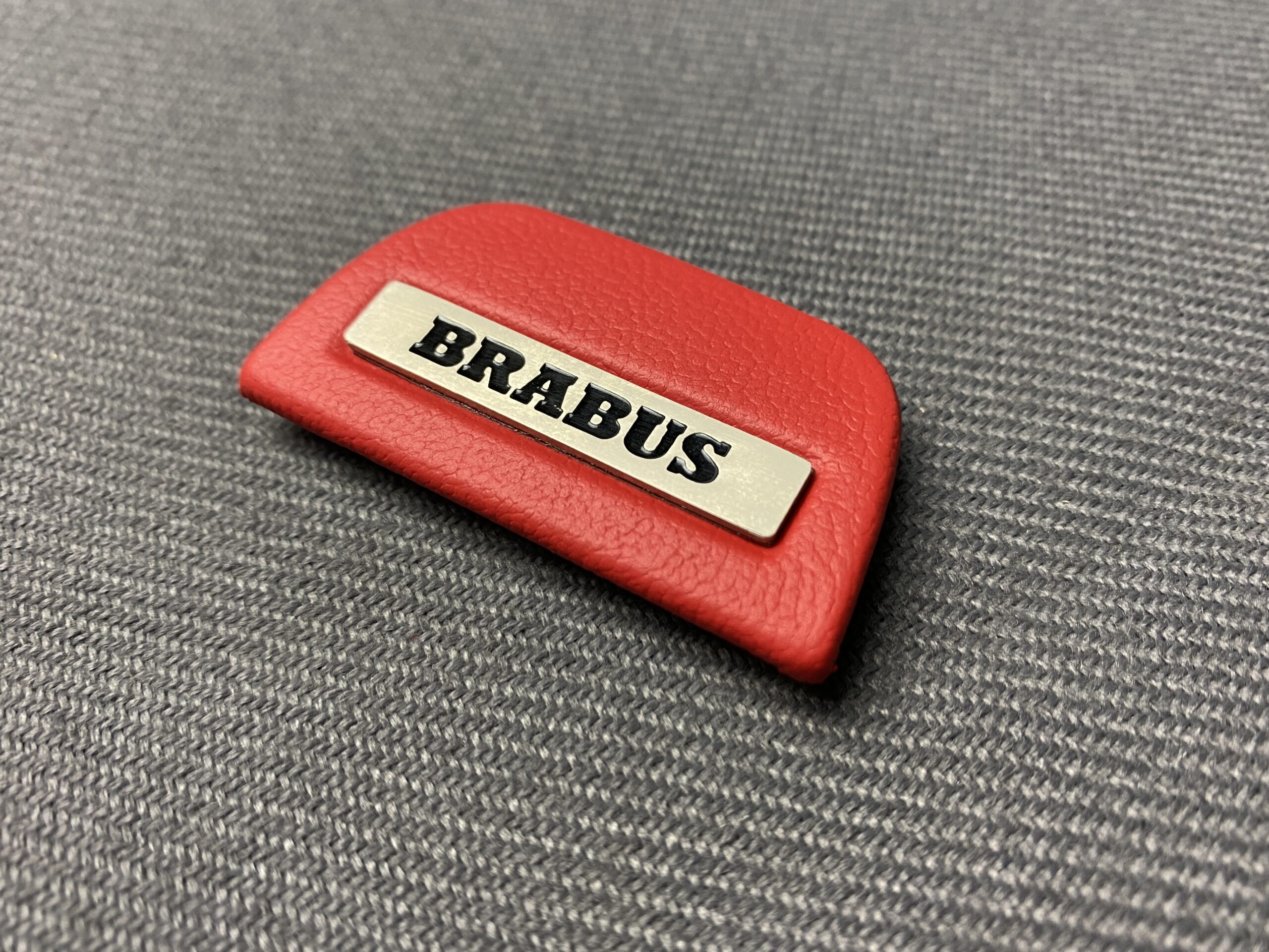 Brabus Masterpiece Seat Badge Emblem Red Set Mercedes G GLE GLS GT E GLC