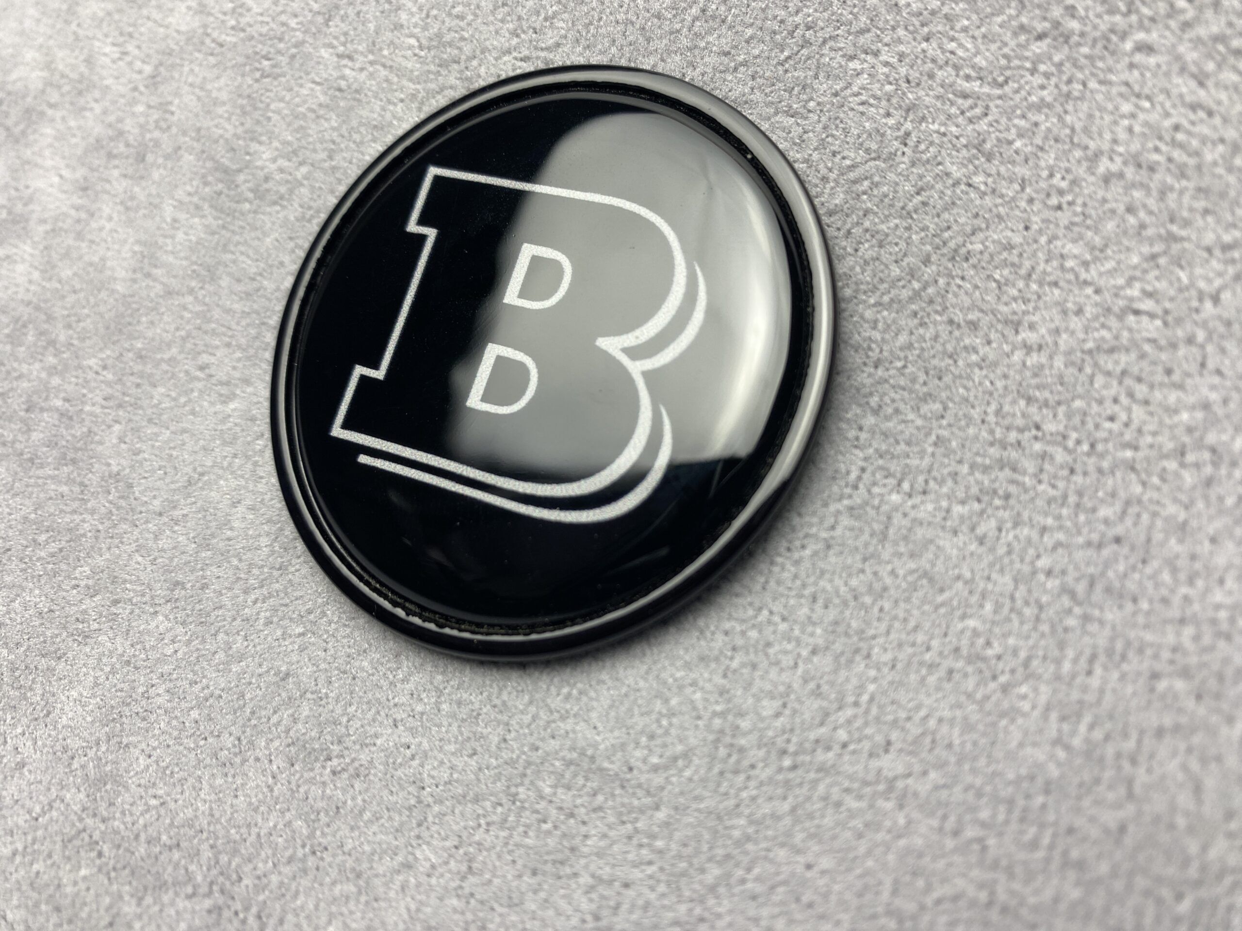 BRABUS Emblem Gloss Black Rear Trunk Lid 3D Badge AMG Mercedes Benz A C E G  GL S