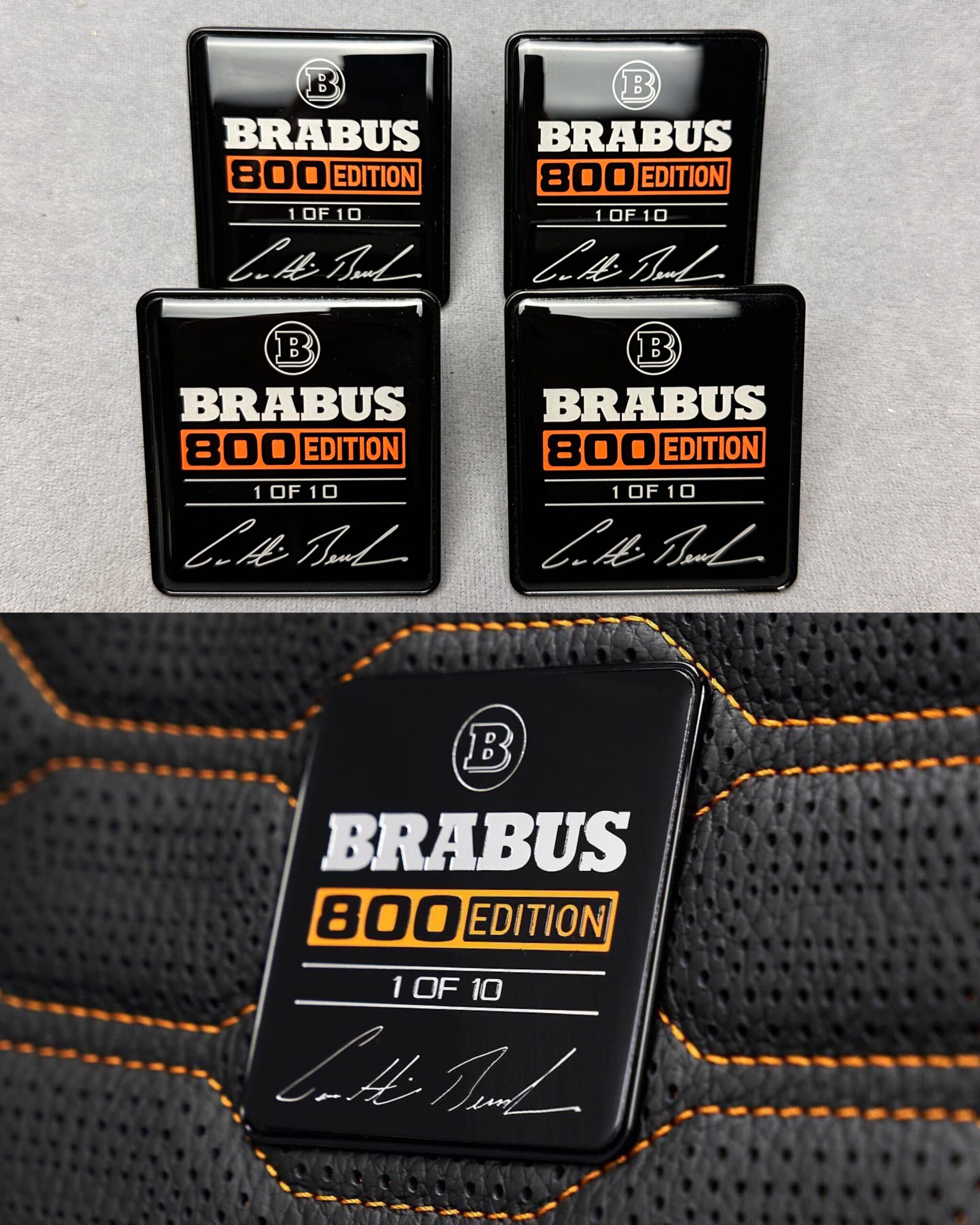 Brabus Emblem 1 of 1 ONE OF ONE interior for Mercedes Benz W463 W464  W463A G class GLE GLS GT E GLC S class W222 W223