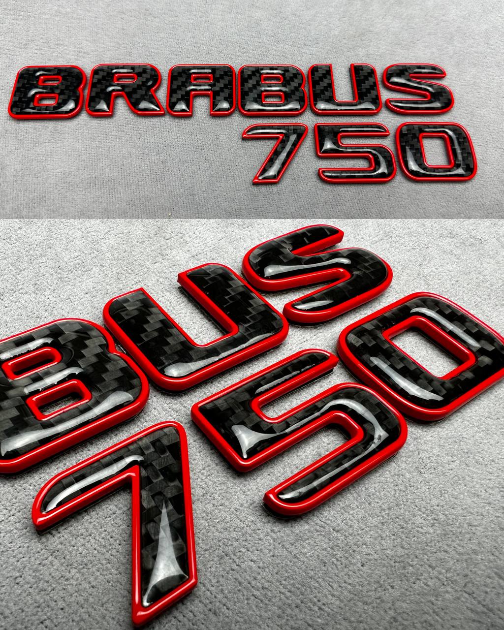 Brabus 900 Tail emblem for Nardo Grey and carbon for Mercedes